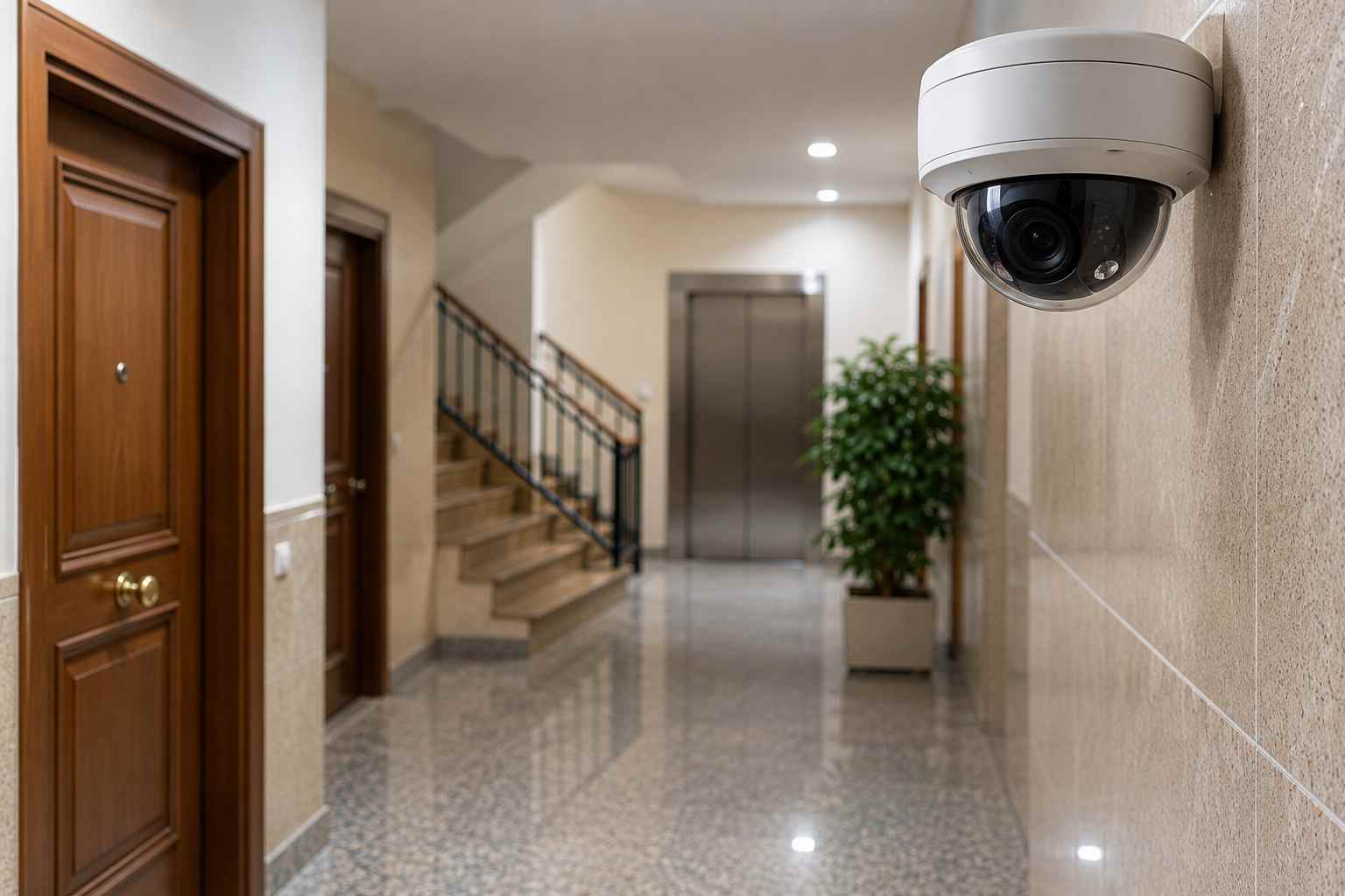 ¿Puede un vecino grabar zonas comunes del edificio?