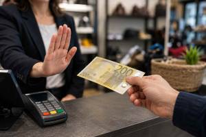 ¿Puede un comercio rechazar un billete de 200 euros?